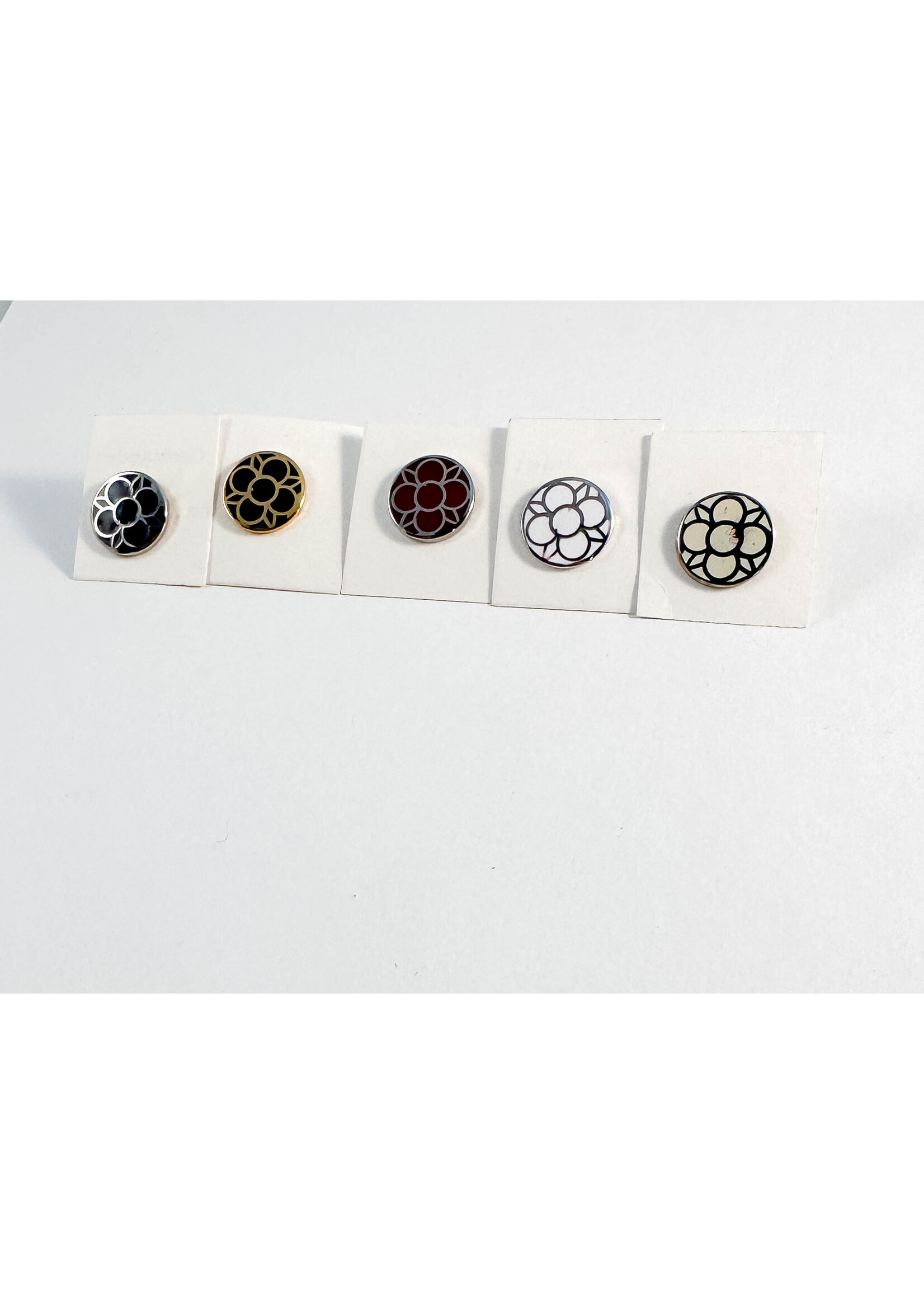 de Passillé-Sylvestre DPS Boucles d'oreilles QG Fleurs (à l'unité)