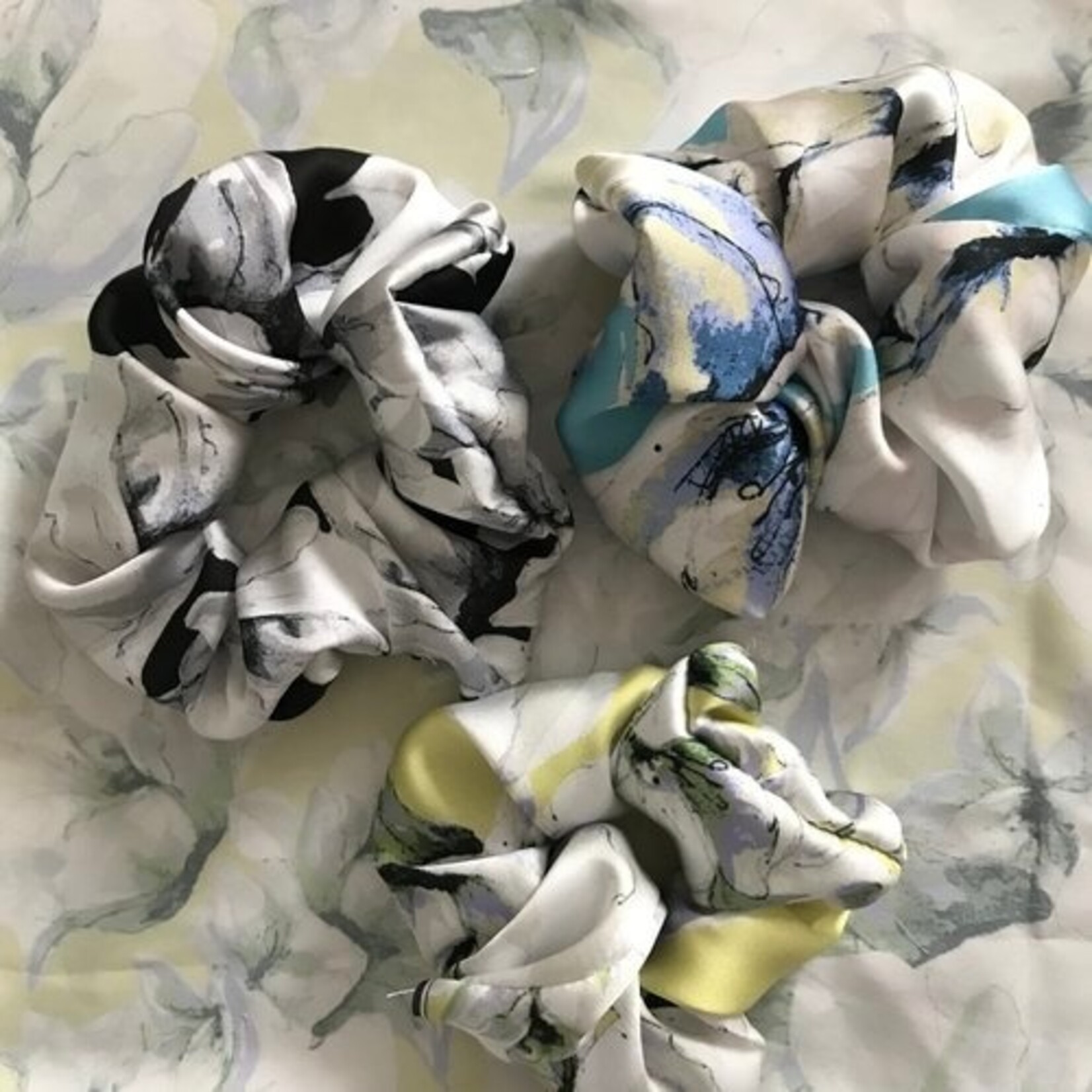 Scarlett Design Scarlett Design - CHOUCHOU Motif floral : Cobalt