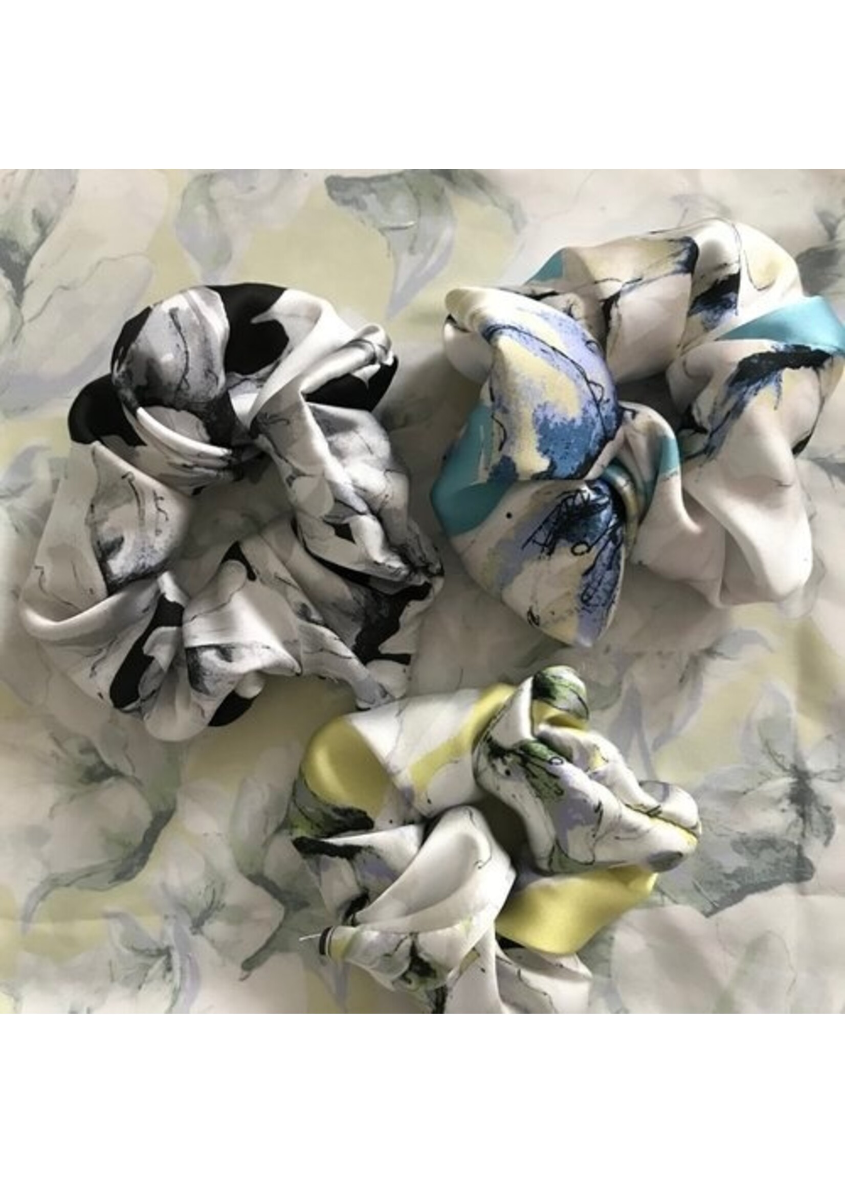 Scarlett Design Scarlett Design - CHOUCHOU Motif floral : Cobalt