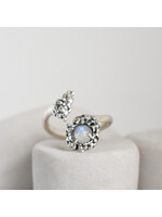 Minuit Metal Minuit Metal - Bague SESAME - Pierre de lune