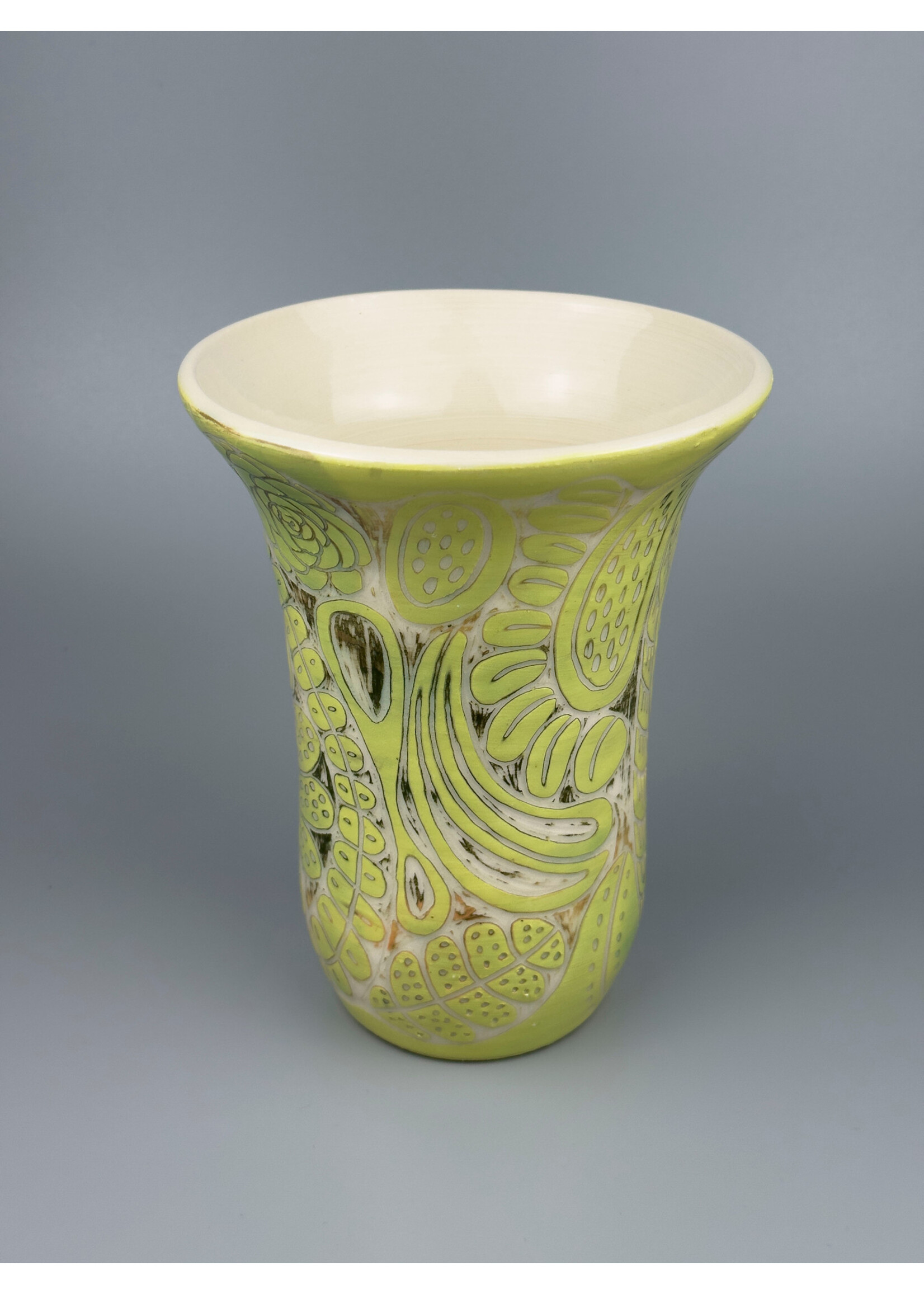 Pierre Gang MUMAQ - PG2502 - Pierre Gang - Vase jaune serin - Porcelaine