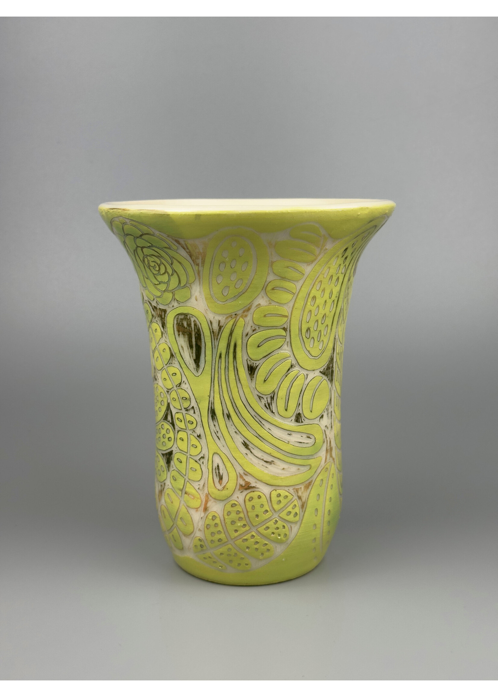 Pierre Gang MUMAQ - PG2502 - Pierre Gang - Vase jaune serin - Porcelaine
