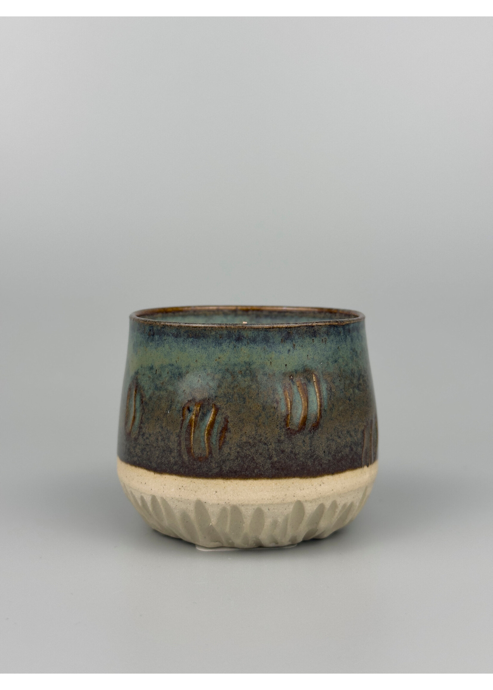 Coralie Huckel MUMAQ-C0035 - Coralie Huckel -  Chandelle Verveine/Cyprès dans petit verre