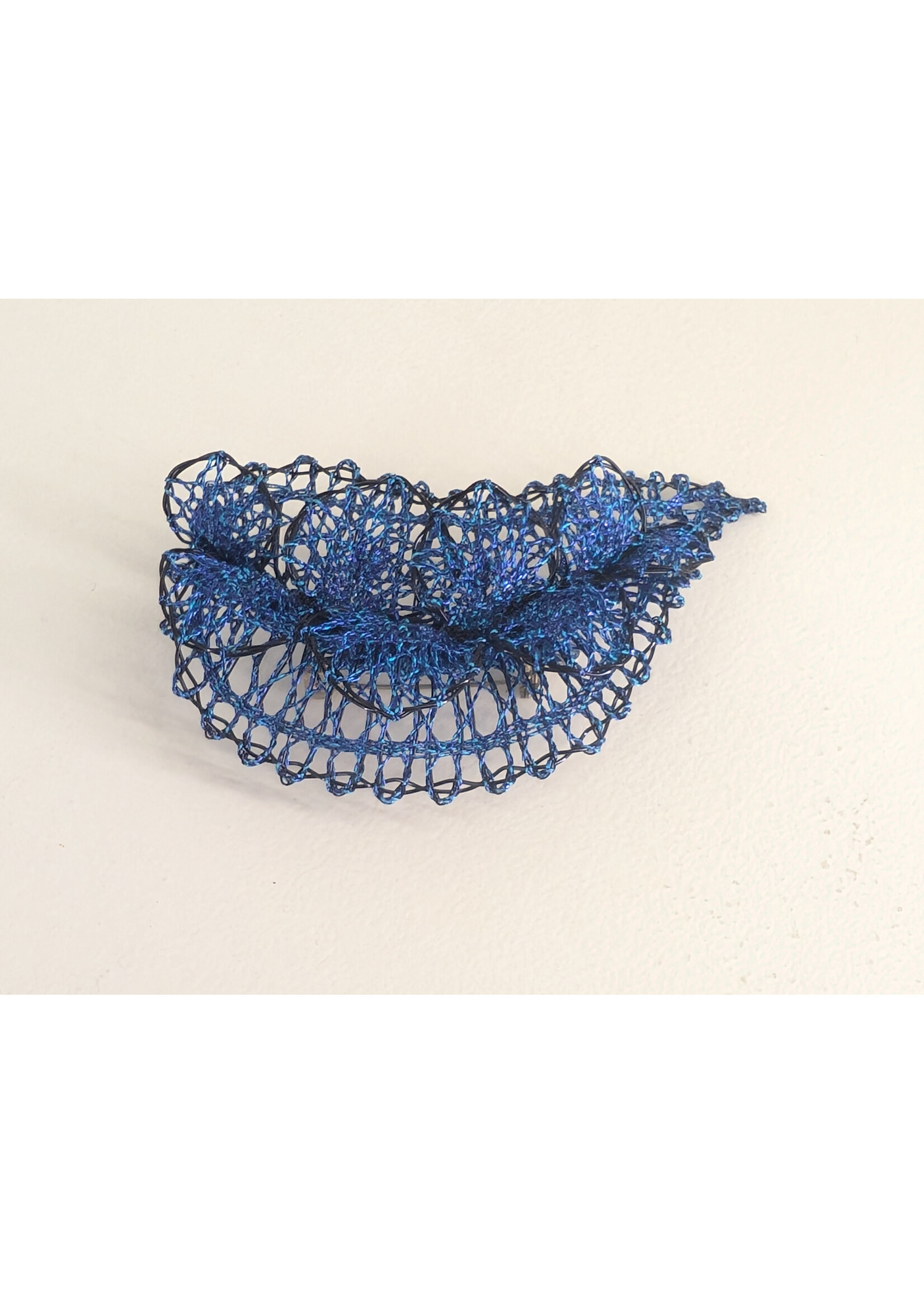 Véronique Louppe Dentellière Broche FEUILLE, V. Louppe