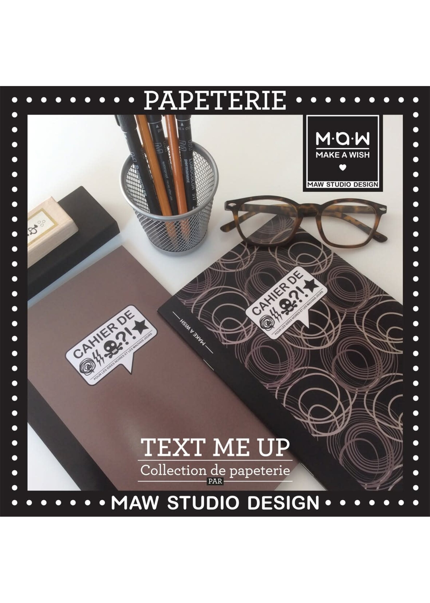 Stéphane Gicquel Copy of Cahier de notes - collection Black is the new white