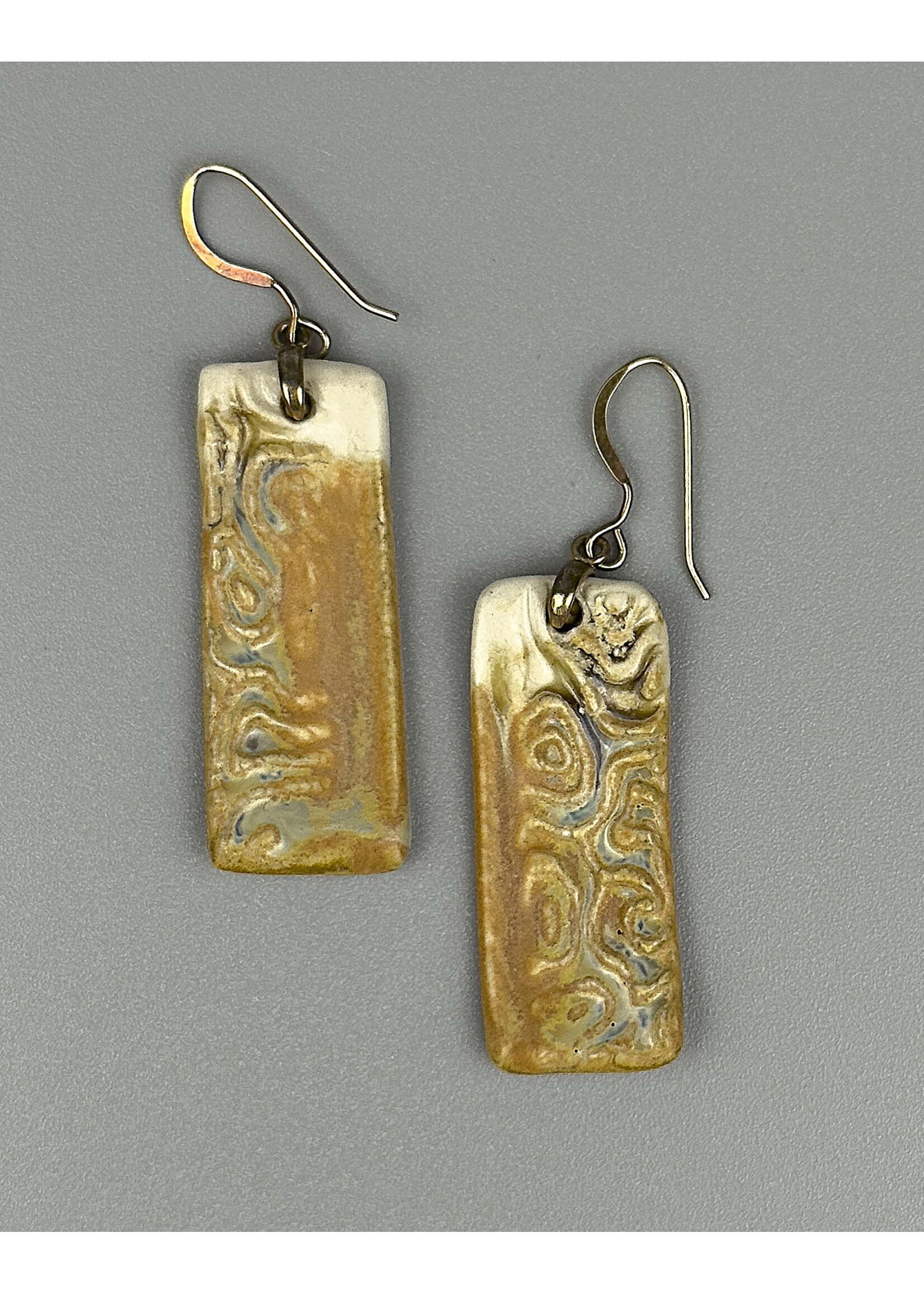 Coralie Huckel MUMAQ-B0028 - Coralie Huckel - Boucles d'oreilles - Grès - Métal