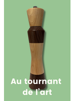 Au Tournant de l'Art - Richard Dupuis Salière 10 pouces - érable insertion noyer (horizontal)