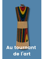 Au Tournant de l'Art - Richard Dupuis Poivrière 6 pouces - érable insertion laminé rouge (horizontal)