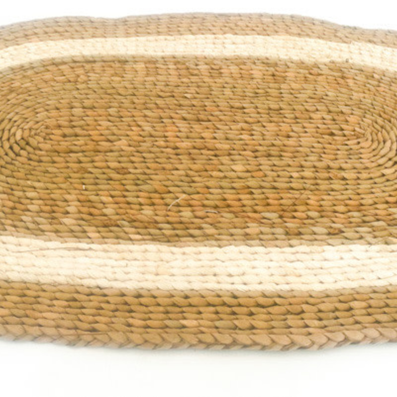 Door Mat - oval with white stripe