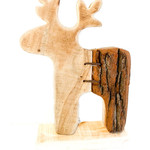 Wood/Bark Moose