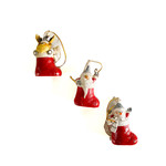 Ornament - Santa/Snowman/Deer in Stocking