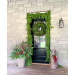 Christmas Porch Package - 3' Rustic Wood Urn
