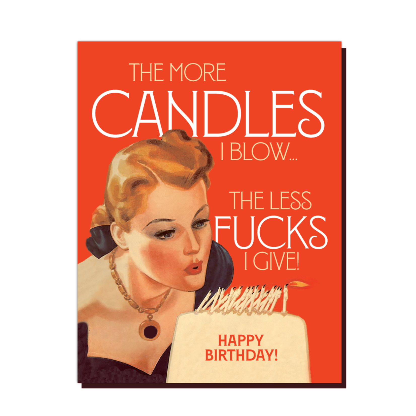 Birthday Card - Less F*cks