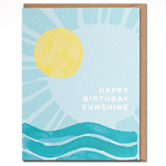 Birthday Card - Happy Birthday Sunshine