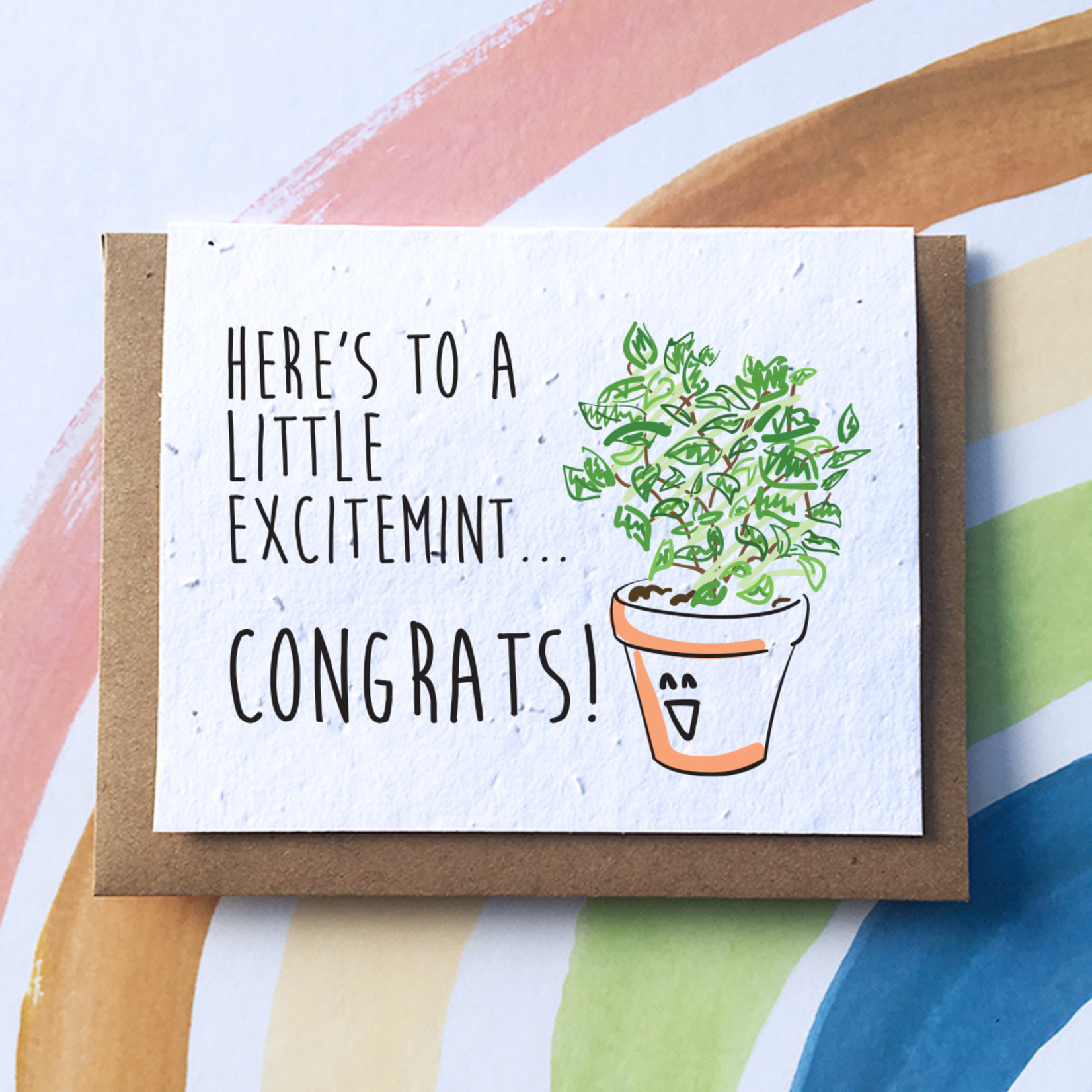 Congratulations Card - Excitemint