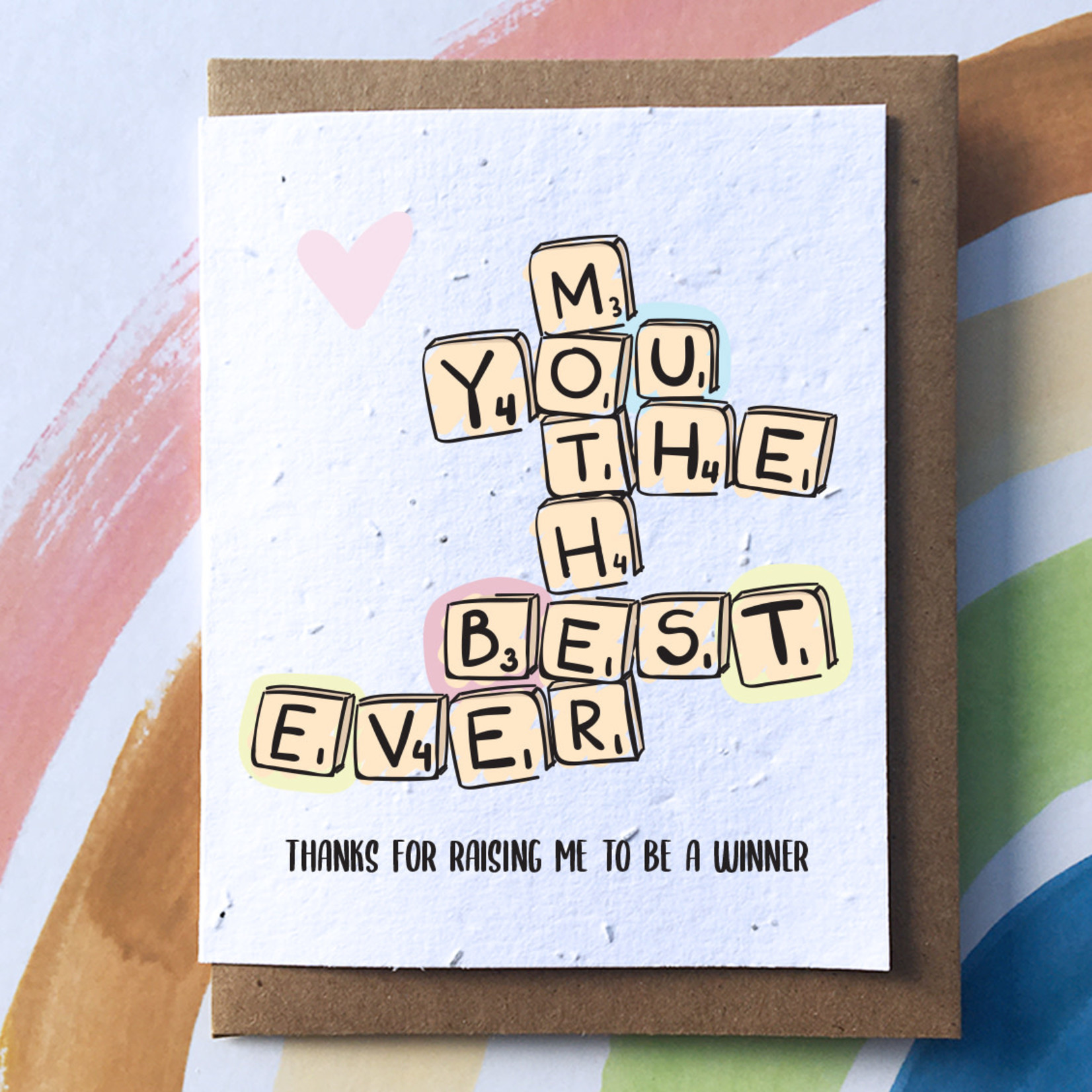 Mother's Day Card - Scrabble