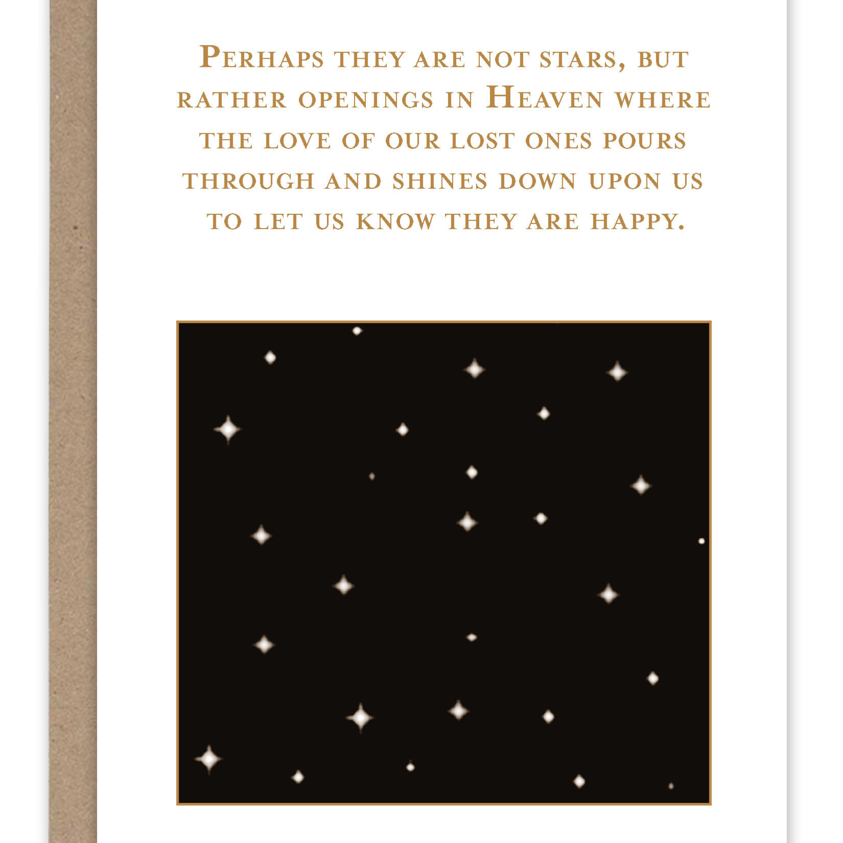 Sympathy Card:  Stars in Heaven