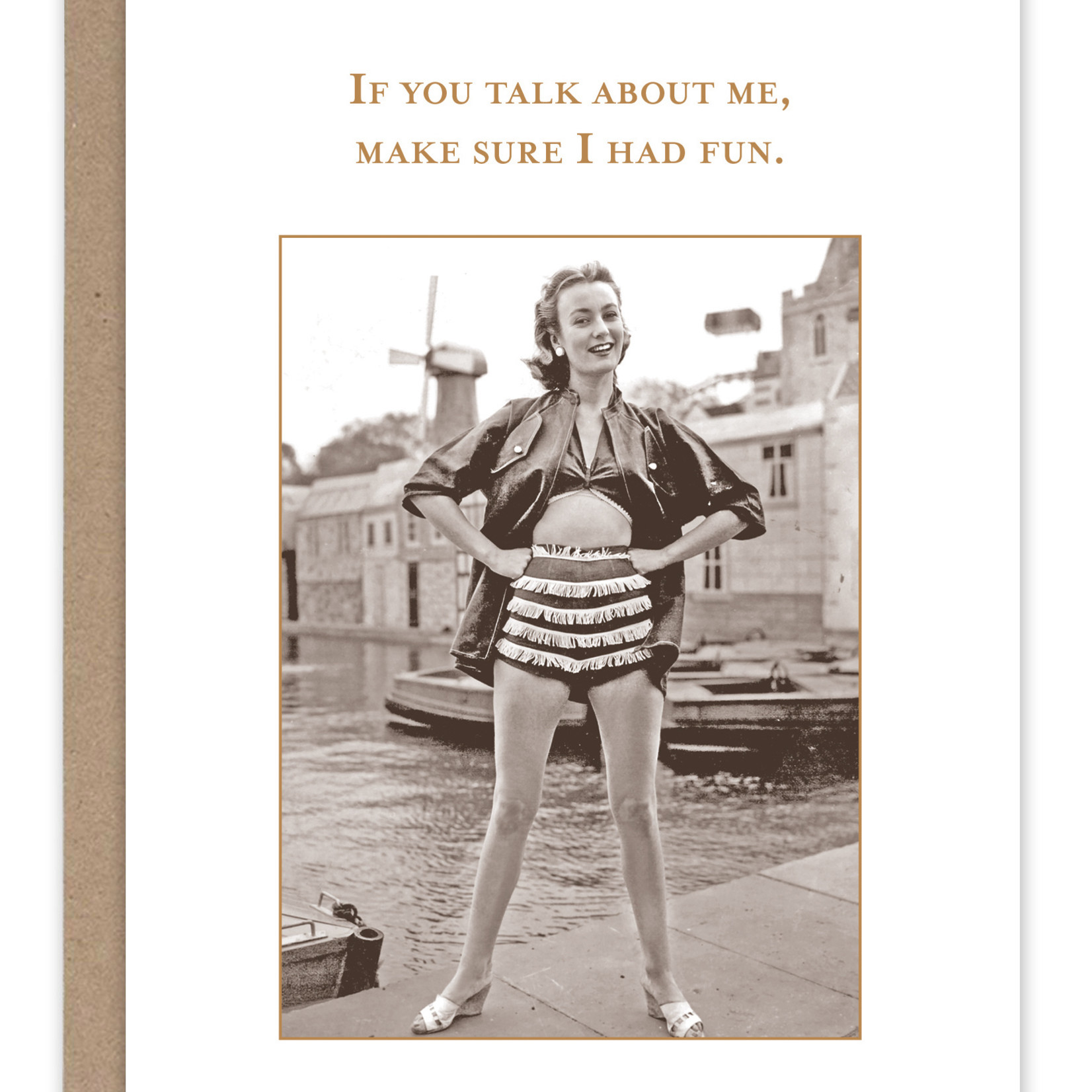 Birthday Card:  Talk About Me