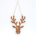 Ornament - Bark Moose 20x1.5x30cm