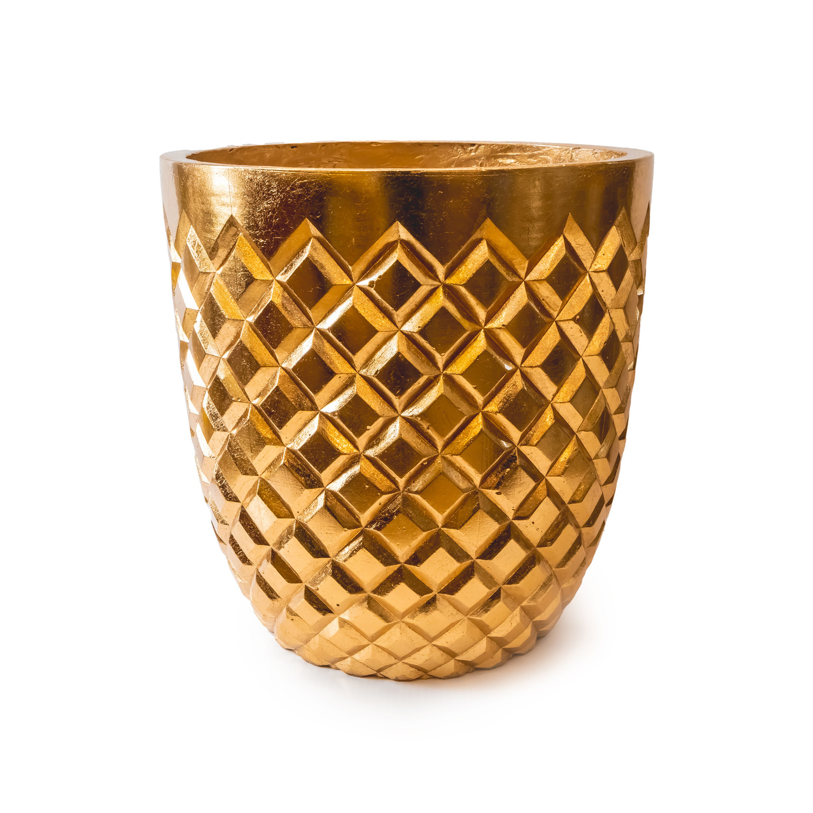 Planter - Gold Ceramic