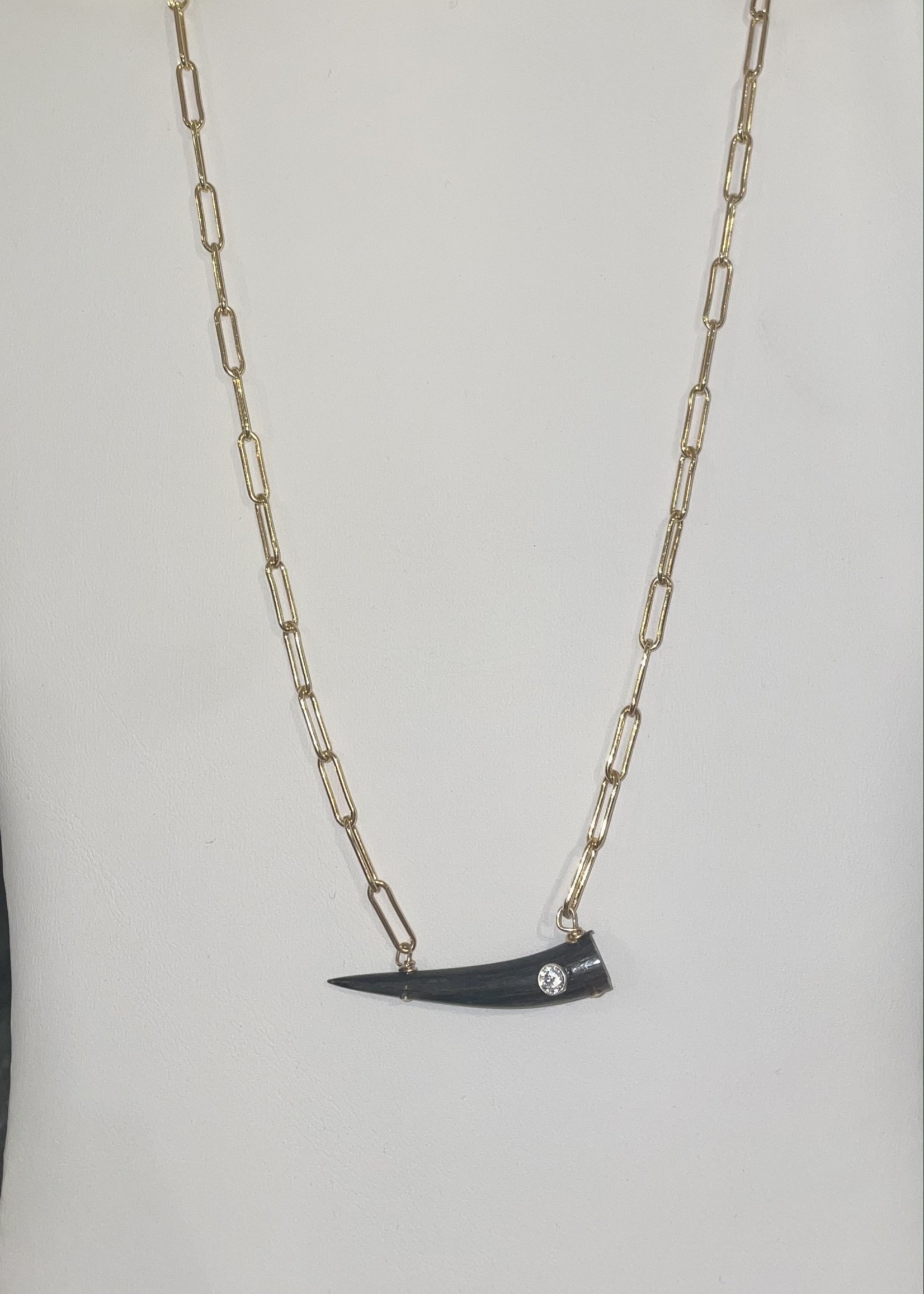 Taylor and Tessier Taylor and Tessier Addax Horn Charm Necklace