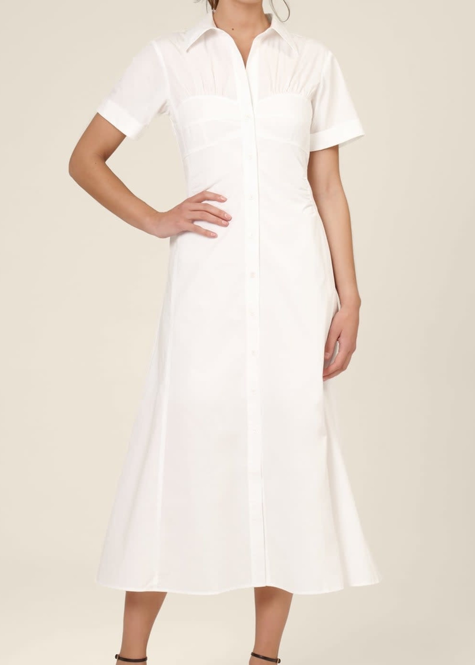 nicholas Nicholas Tenley Buttondown Midi Dress