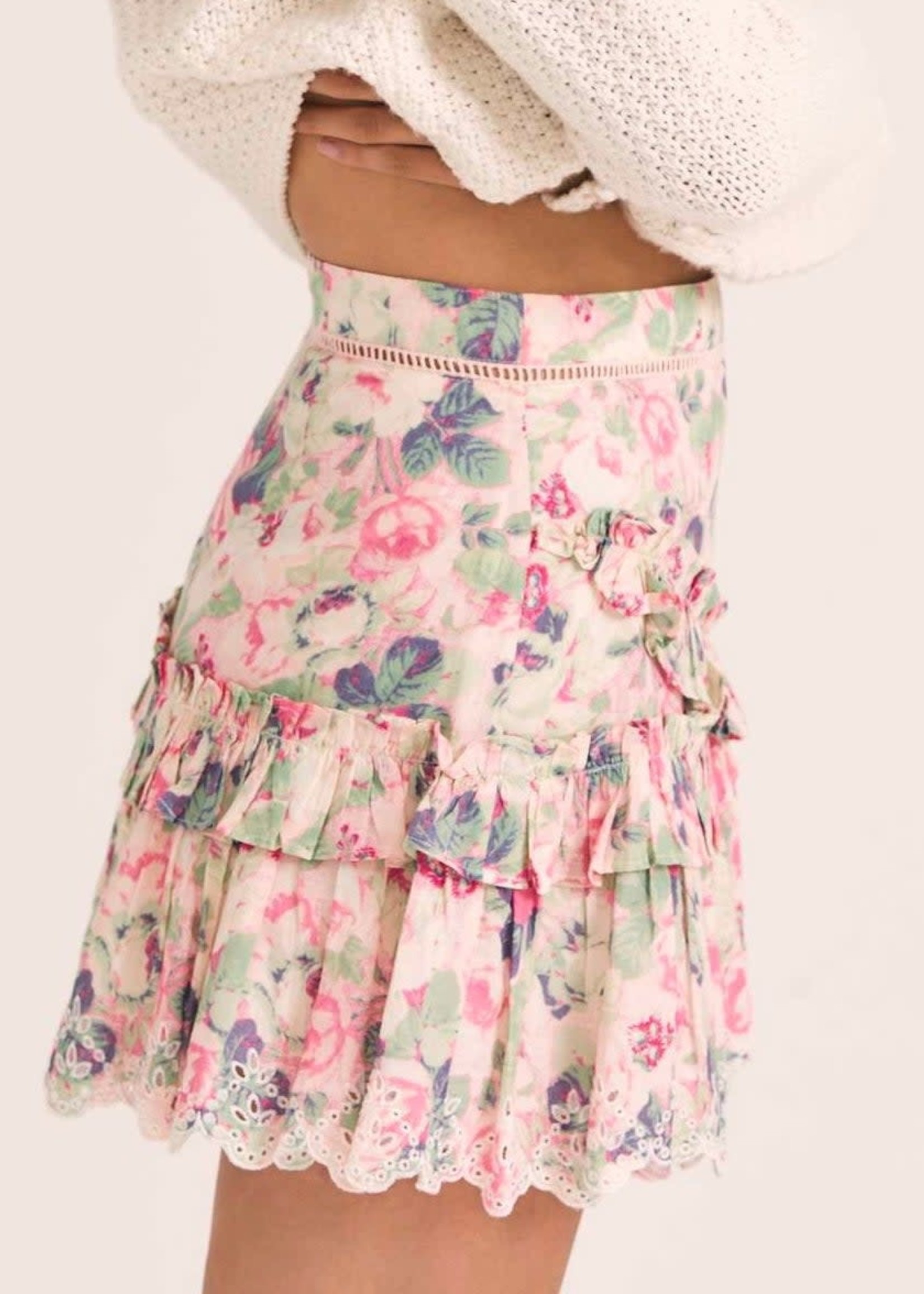 Love Shack Fancy Pernille Skirt Sublime Telluride
