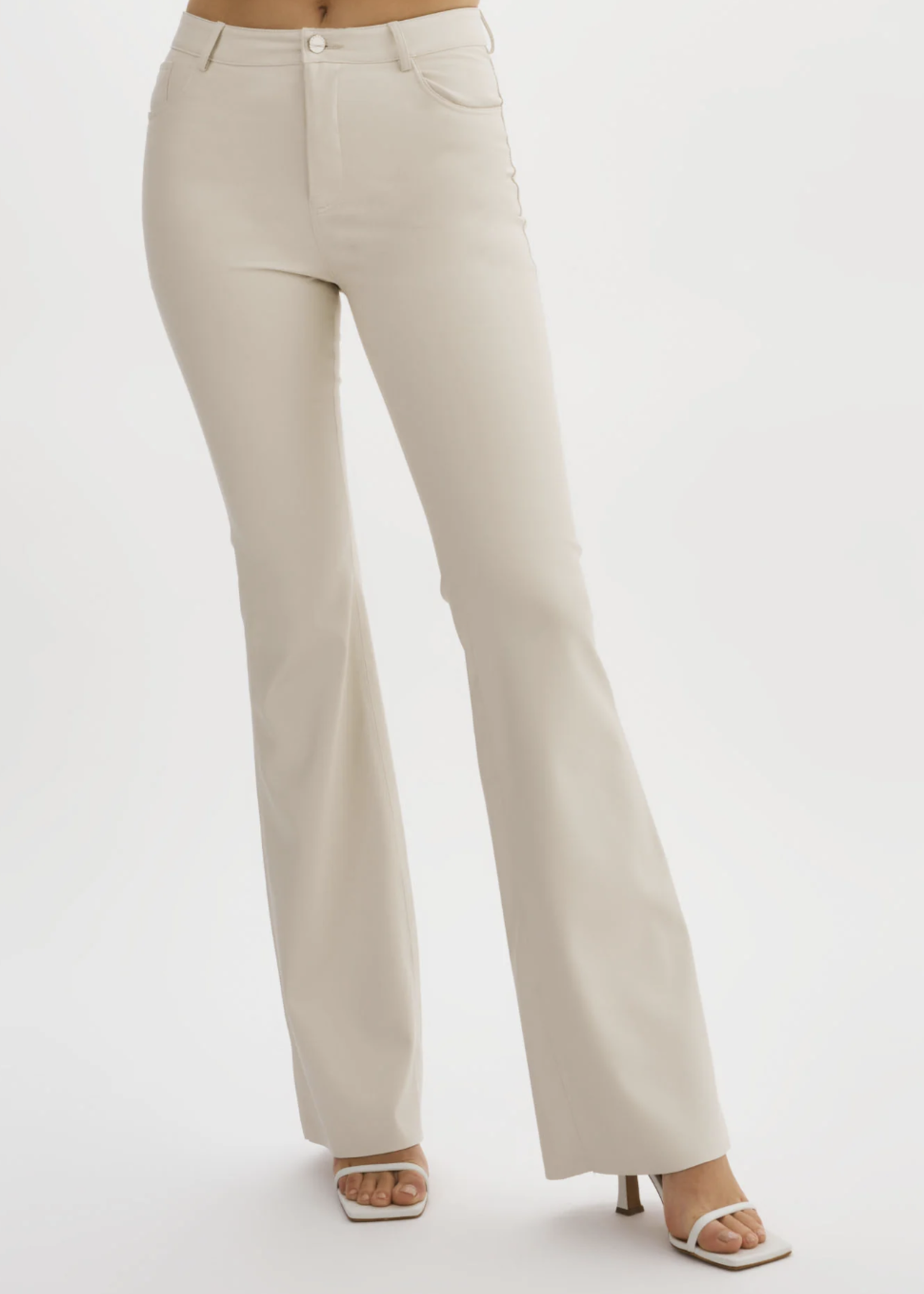 Lamarque Lamarque Kaida Faux Leather Flare Pant