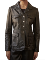 Jakett Jakett Meryl Braid Leather Coat