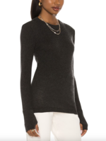 Enza Costa Enza Costa Cashmere Easy Cuff Crew