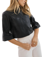 Lamarque Lamarque Carolina Ruffle Sleeve Jacket