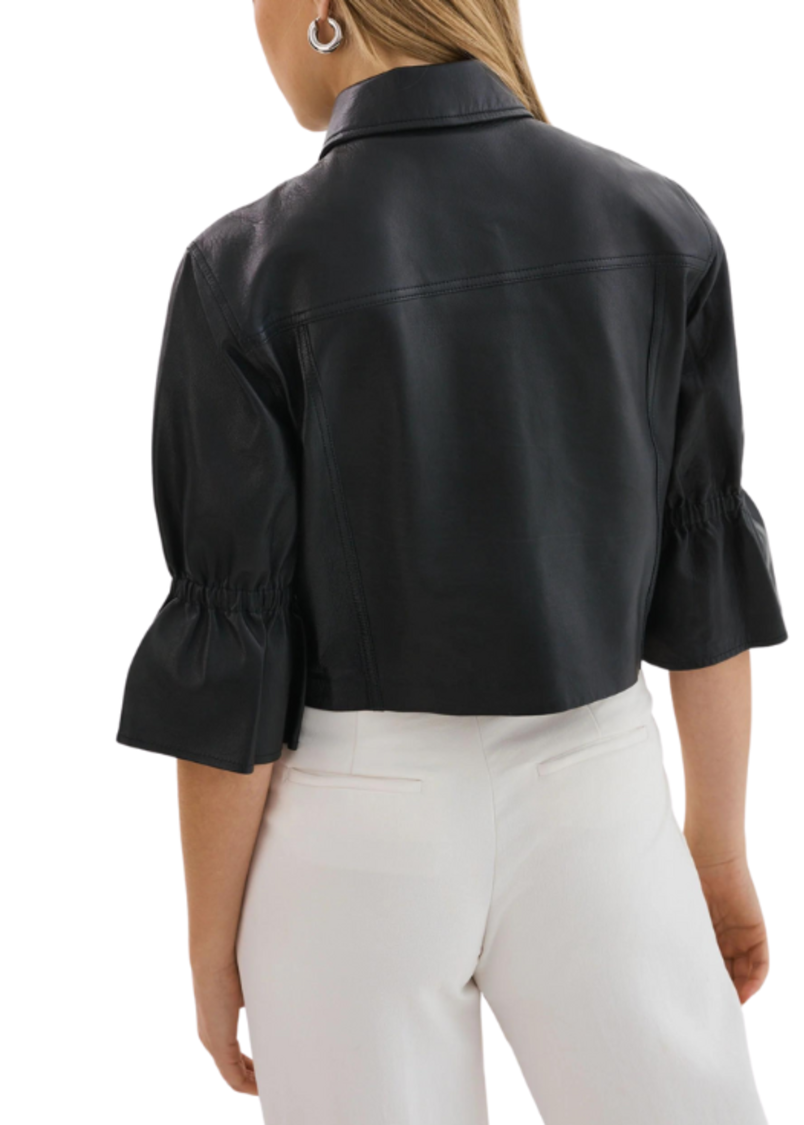 Lamarque Lamarque Carolina Ruffle Sleeve Jacket