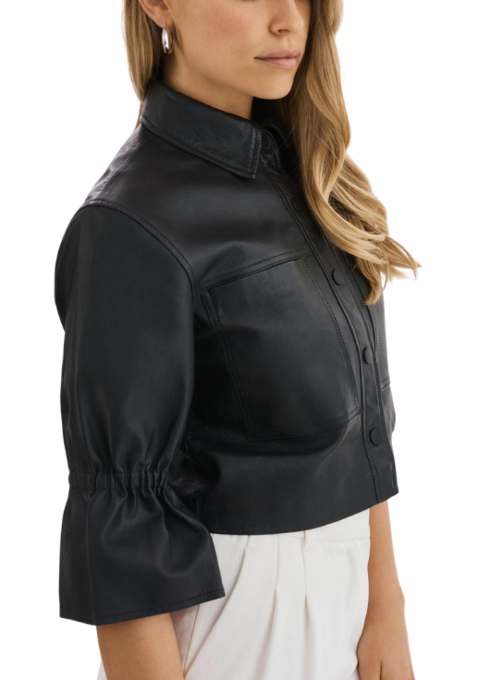 Lamarque Lamarque Carolina Ruffle Sleeve Jacket