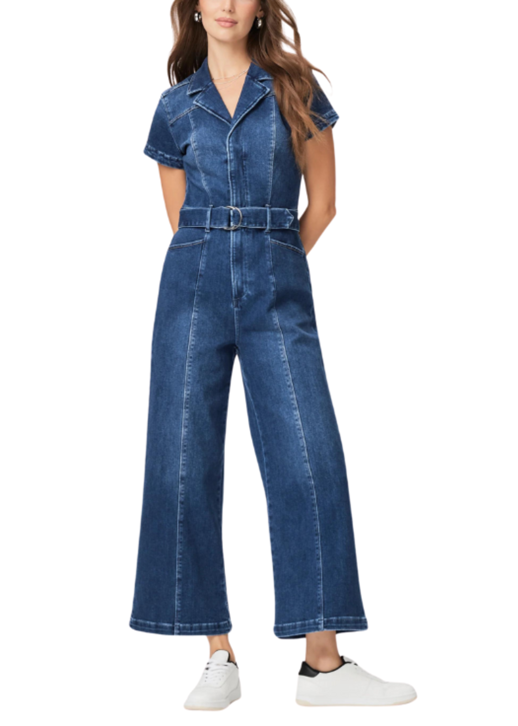 Paige Paige Anessa Short Sleeve Jumpsuit