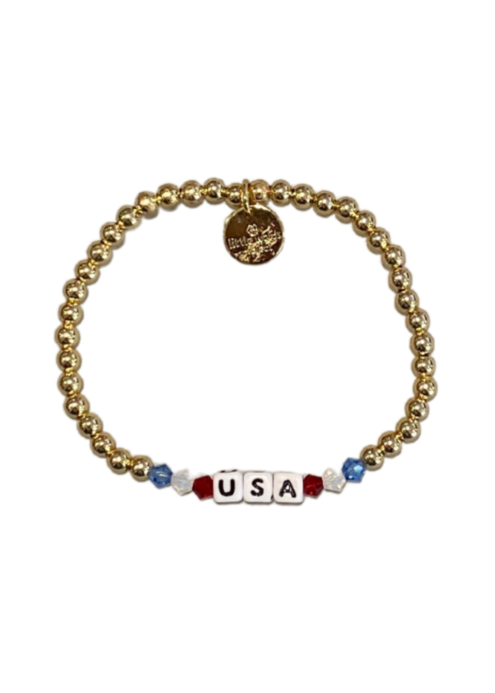 Little Words Project Little Words Project USA Gold Metal Bracelet