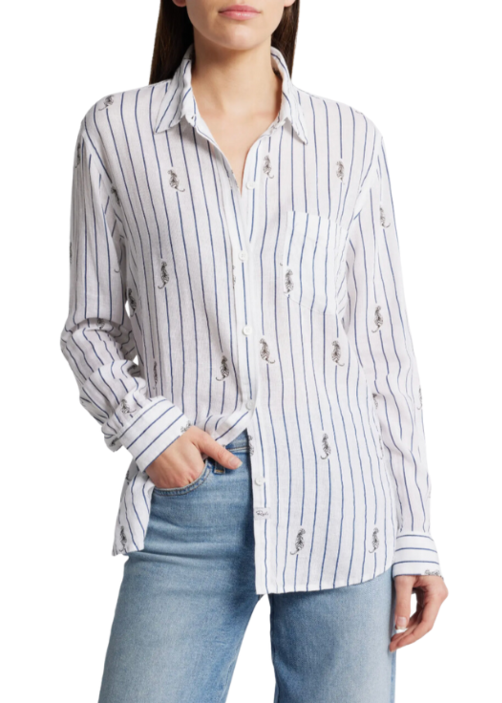 Rails Rails Charli Striped Tigers Shirt