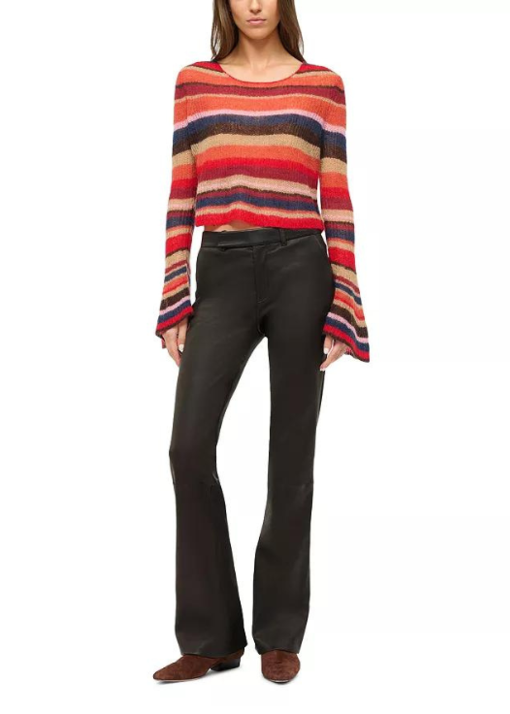 STAUD Staud Parker Stripe Sweater