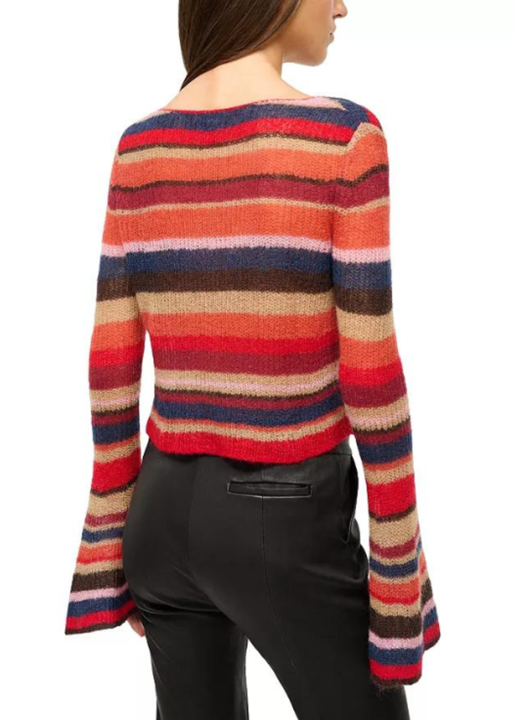 STAUD Staud Parker Stripe Sweater