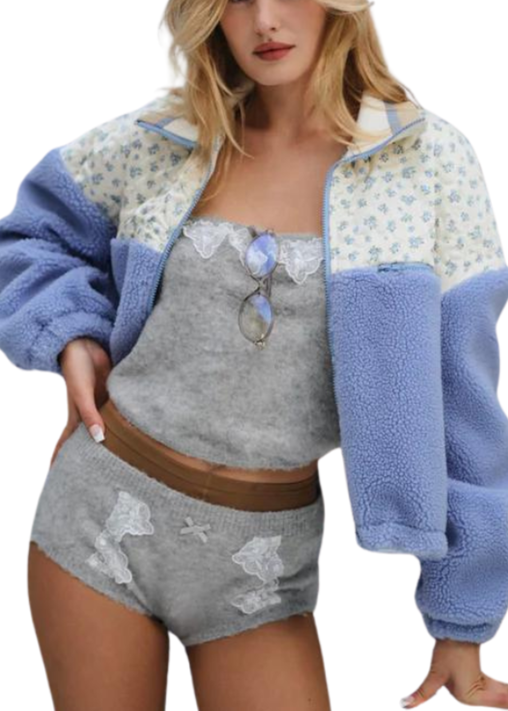 For Love & Lemons For Love & Lemons Saide Fleece Jacket