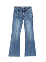 Tractr Tractr Mid Rise Front Seam Flare Jean