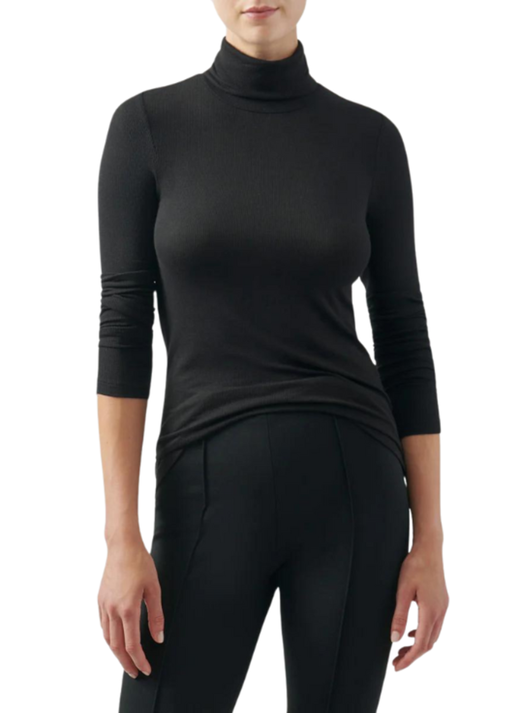 ATM ATM Modal Rib L/S Turtleneck