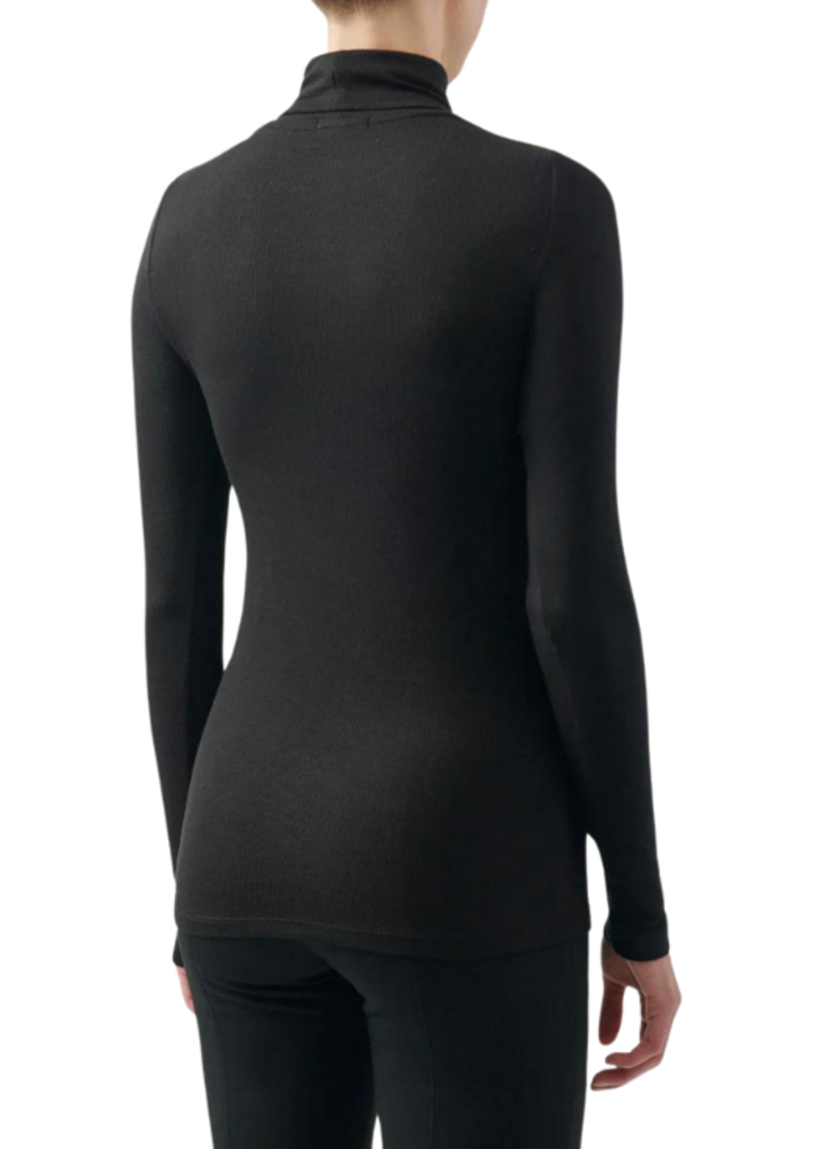 ATM ATM Modal Rib L/S Turtleneck