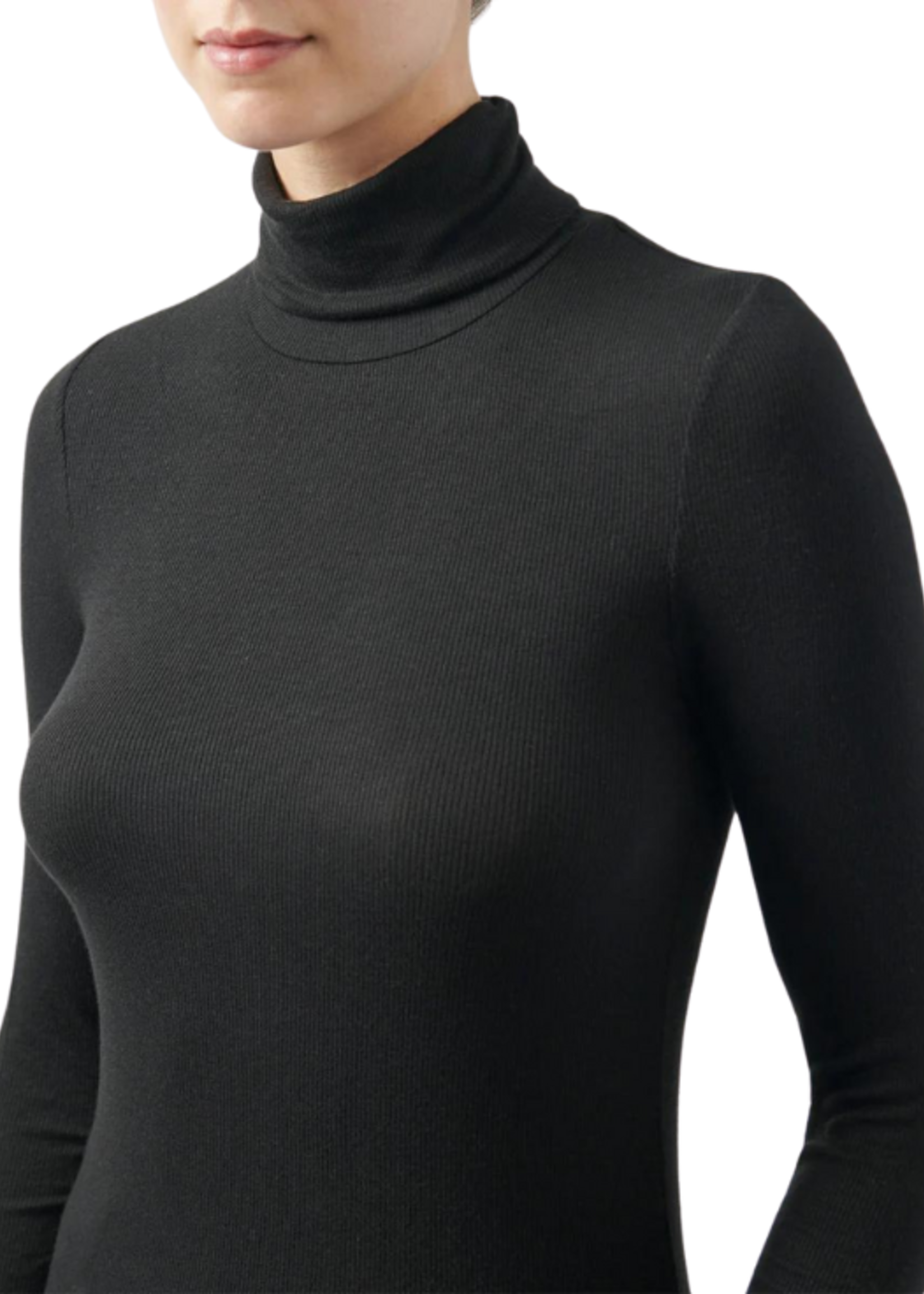 ATM ATM Modal Rib L/S Turtleneck