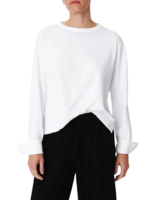 ATM ATM Jersey Mixed Media Top