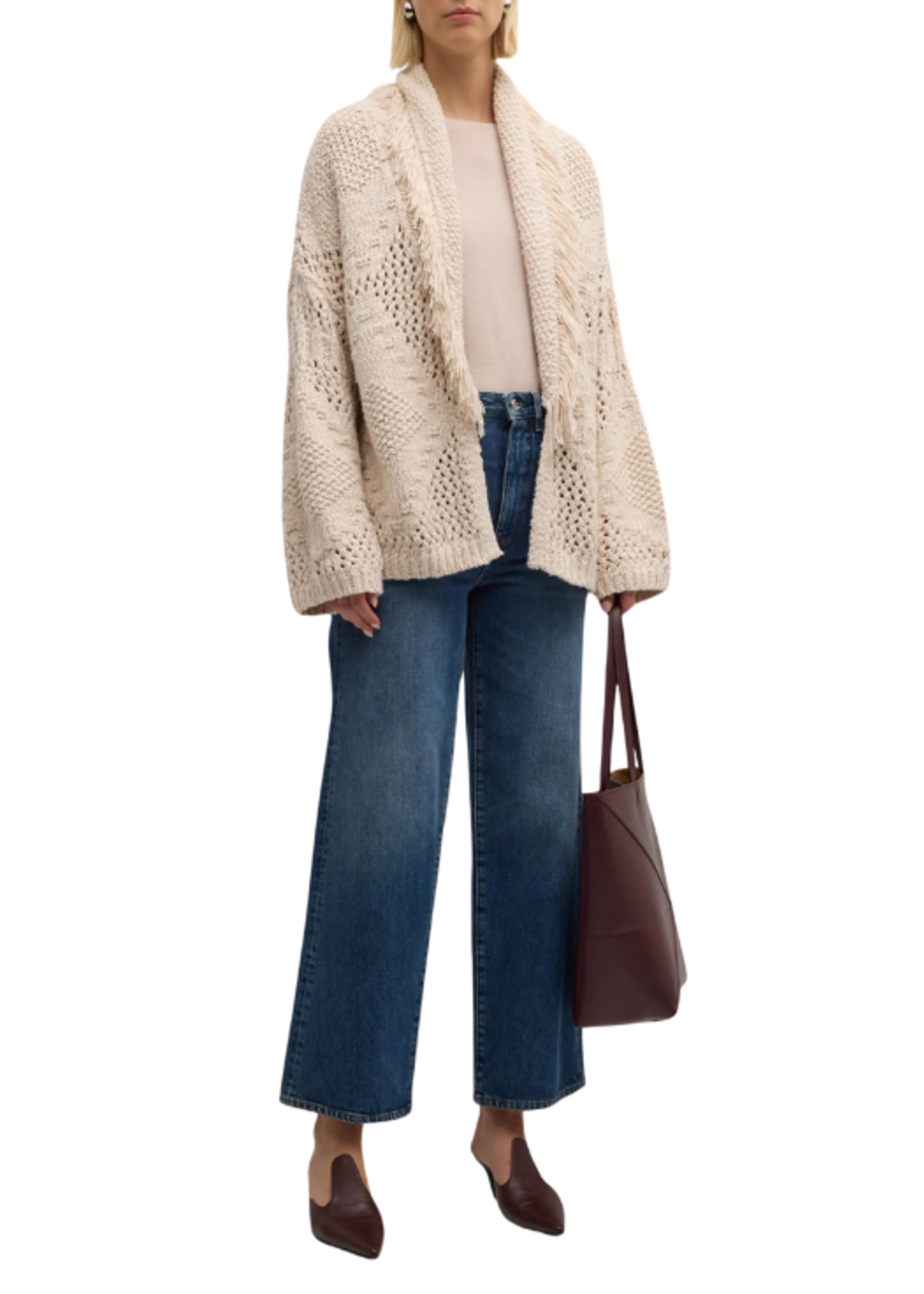 Autumn Cashmere Adult Autumn Cashmere Fringed Jacket