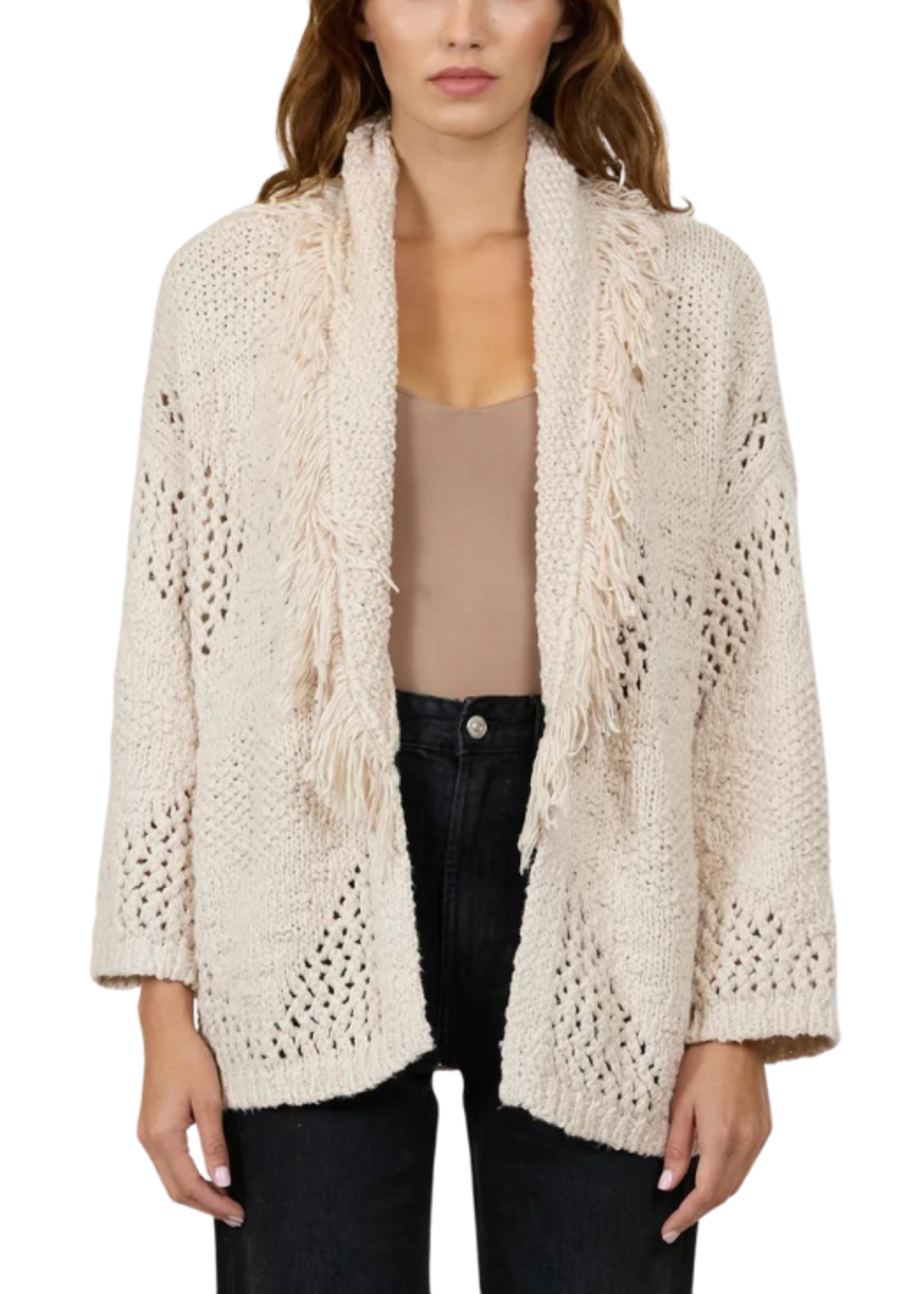 Autumn Cashmere Adult Autumn Cashmere Fringed Jacket