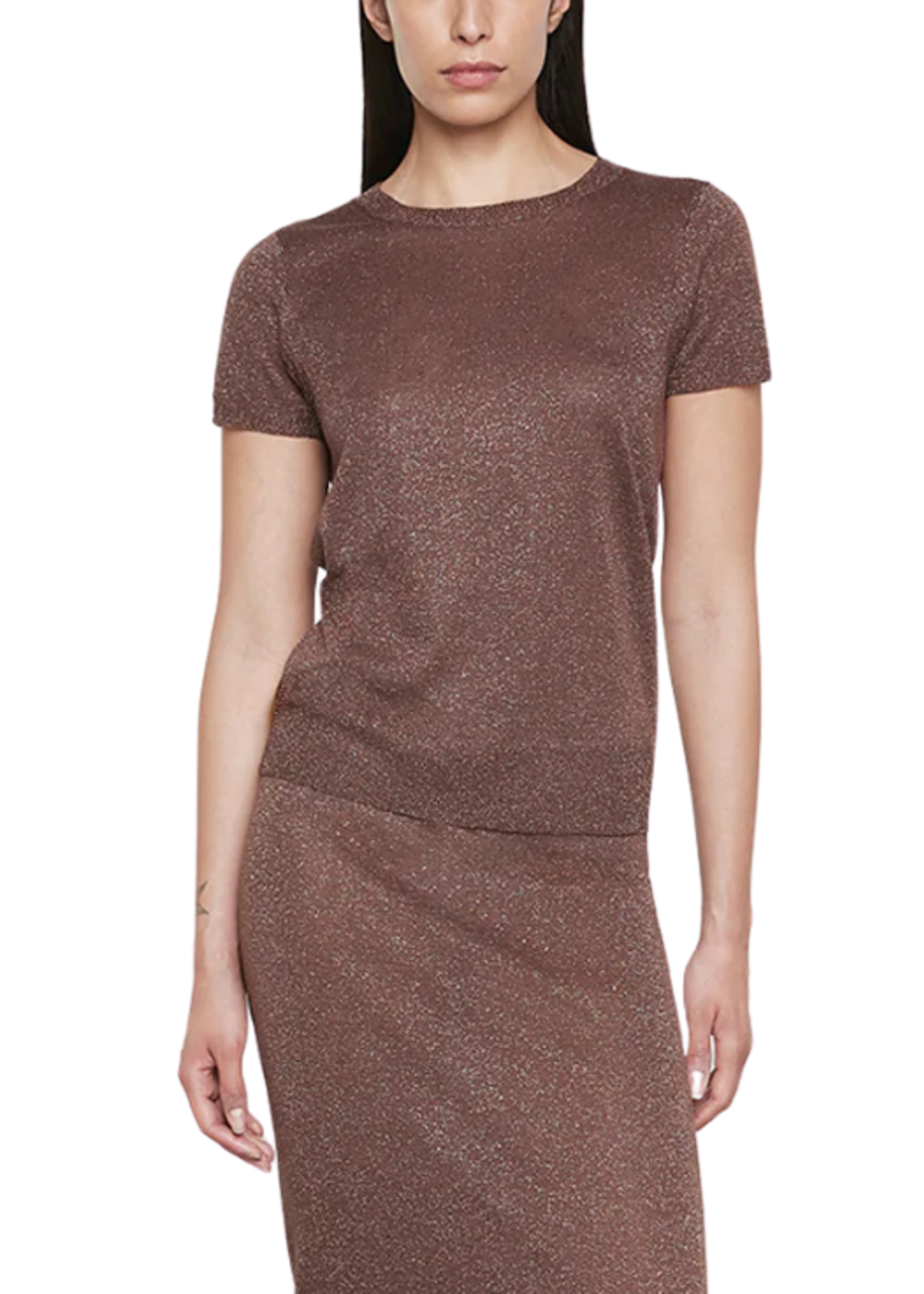 Enza Costa Enza Costa Lame S/S Sweater