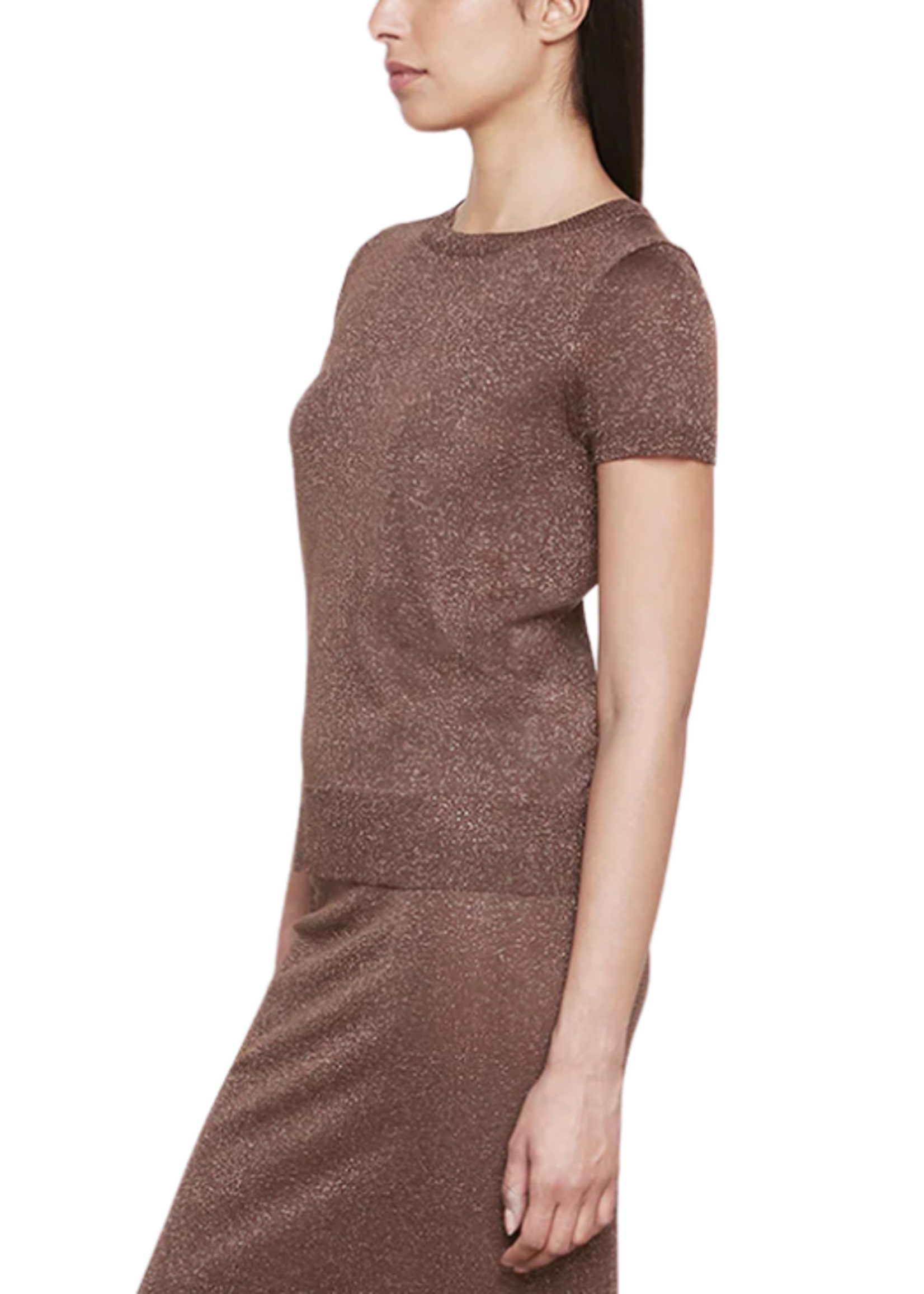 Enza Costa Enza Costa Lame S/S Sweater