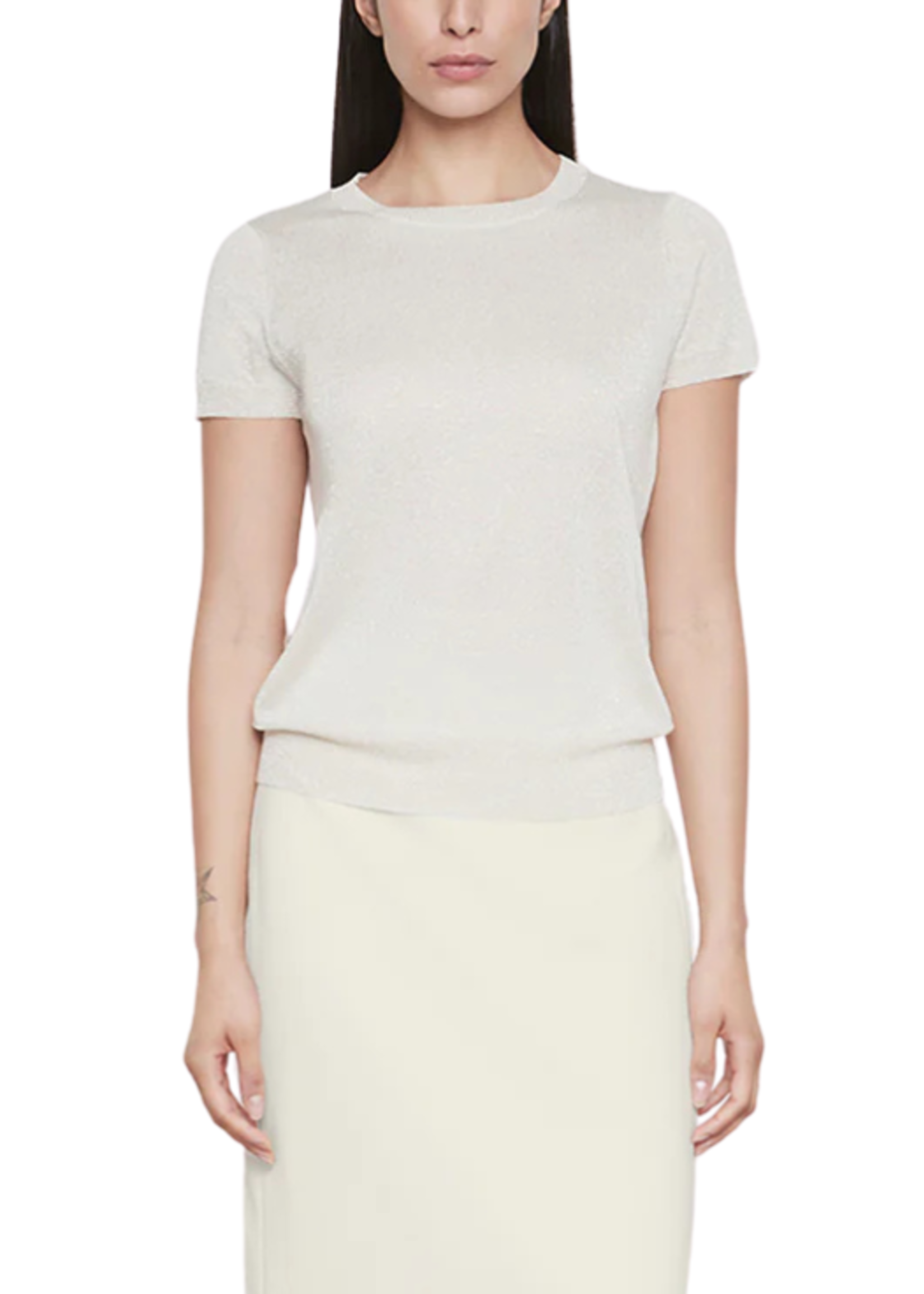 Enza Costa Enza Costa Lame S/S Sweater
