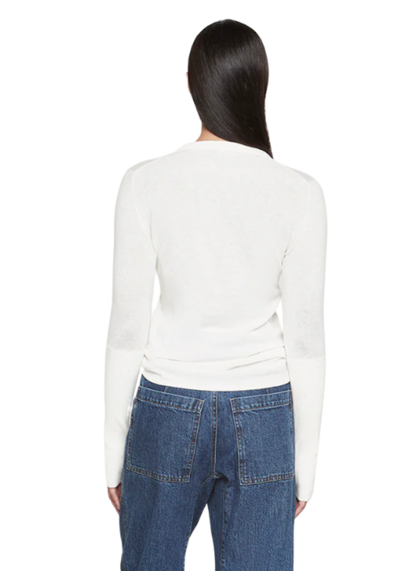 Enza Costa Enza Costa Fitted Cuffed L/S Crew